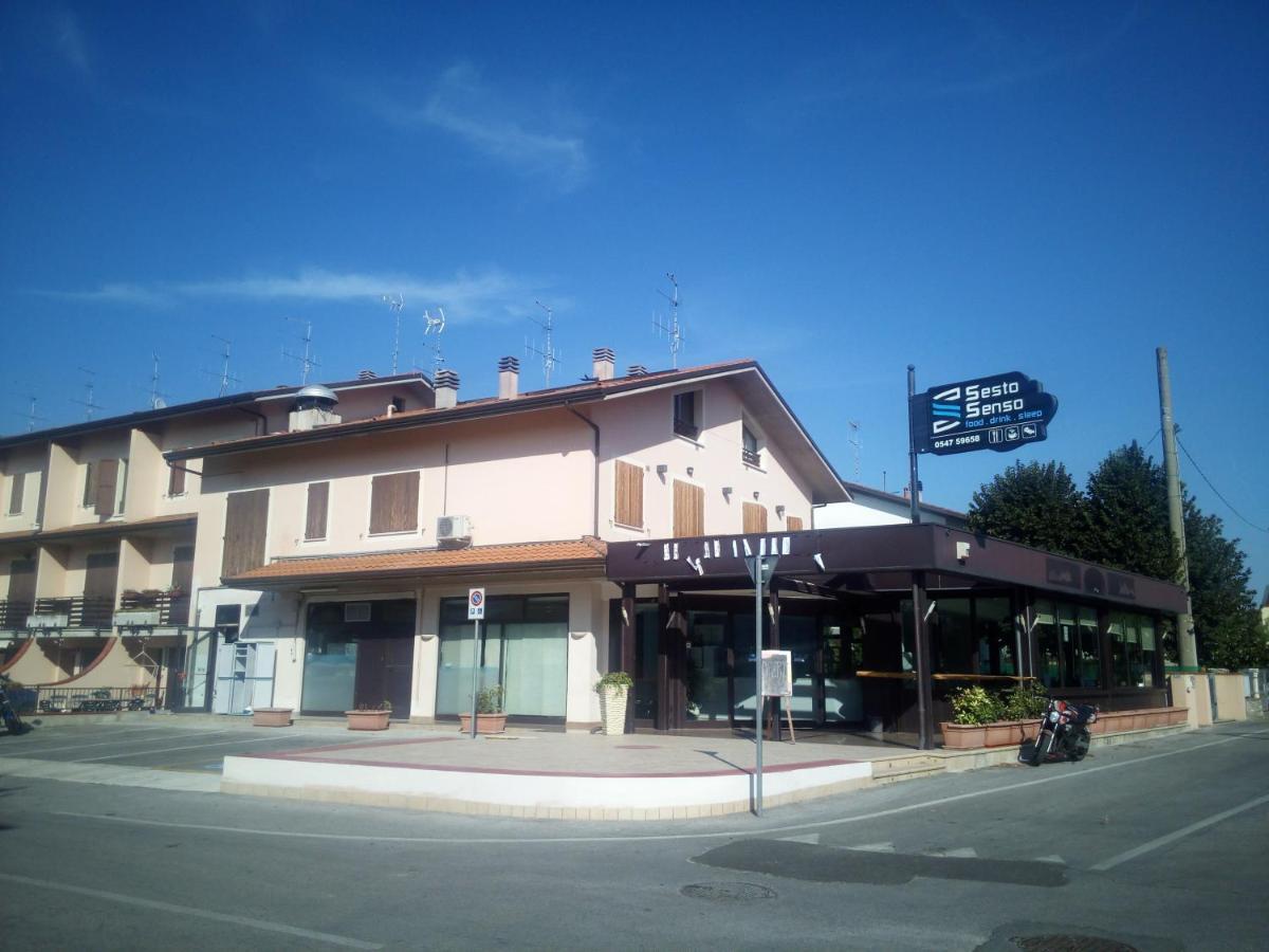 Sestosenso Food Drink Sleep Ristorante Pizzeria Alloggi Cesena Dış mekan fotoğraf